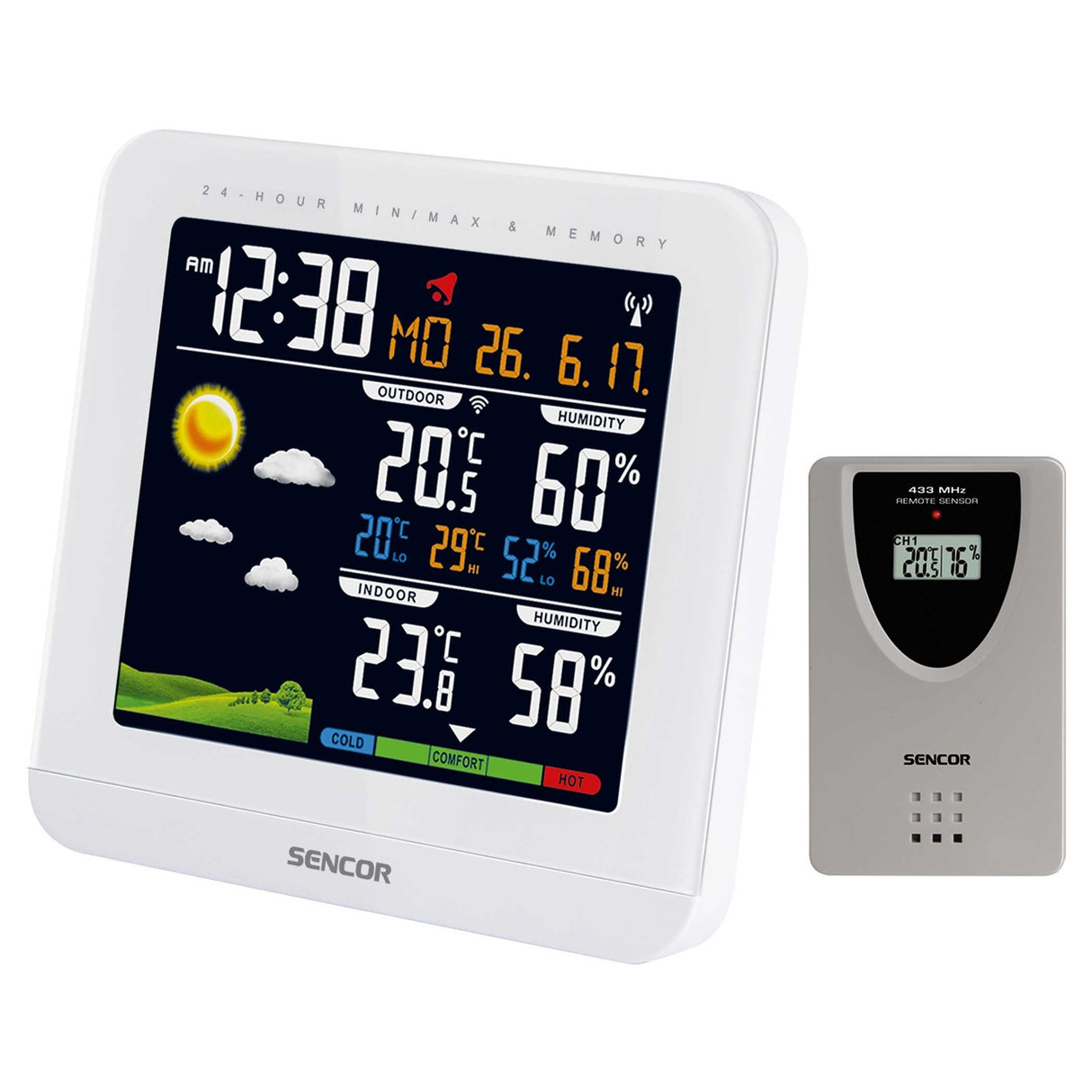 EAN 8590669269471 - Sencor SWS 5600 estación meteorológica digital Blanco LCD Batería imagen 1