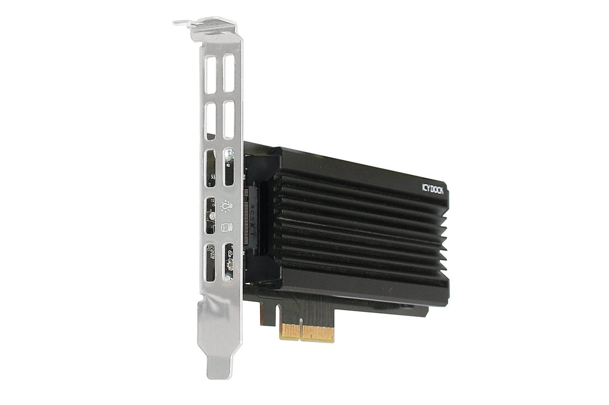 Adaptador Icydock M.2 Nvme Disco Ssd A Tarjeta Adaptadora Pcie Con Calor