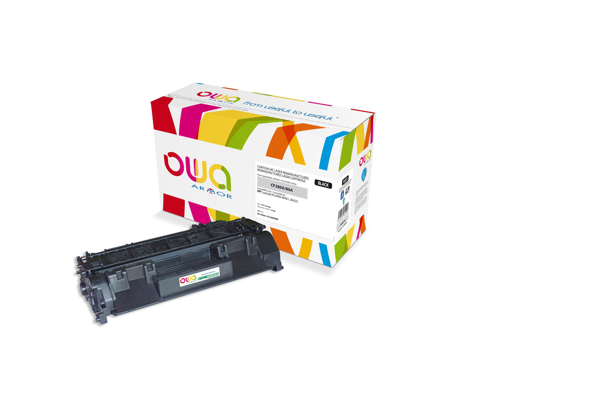 Owa Toner Compatible Con Hp Cf280a (2700 S.) Negro