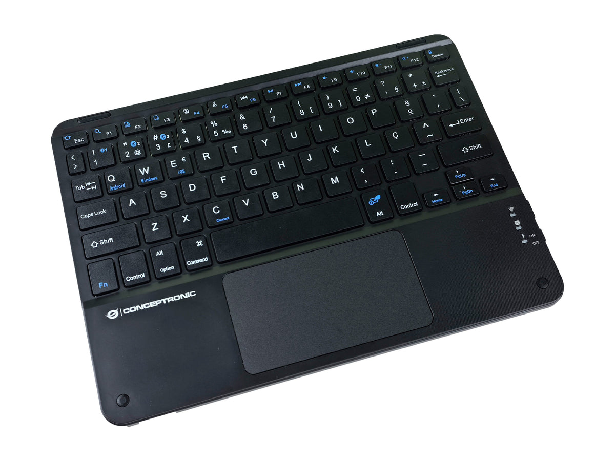 EAN 4015867238875 - Conceptronic TOBIN01BPT teclado Universal Bluetooth QWERTY Portugués Negro imagen 3