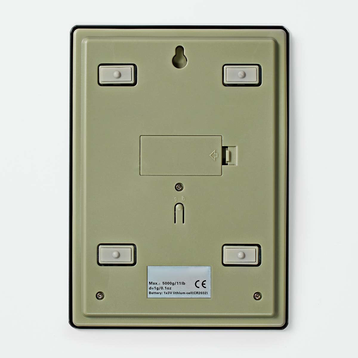 Nedis Bascula De Cocina Digital Cristal 3mm / Plastico Negro