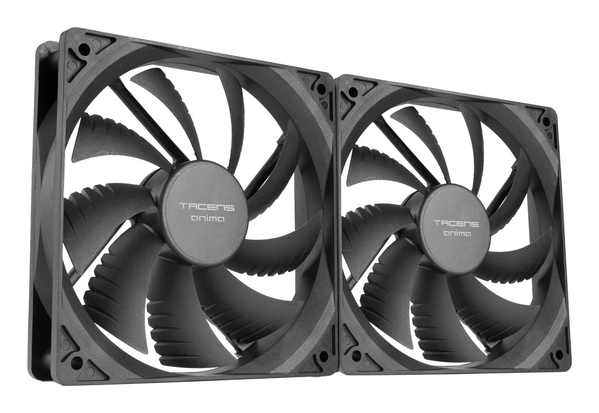 Ventilador Pc Interno Tacens Anima Af12x2 12x12 14db Fluxus Bearing Air-Guide Bajo Ruido Pack 2