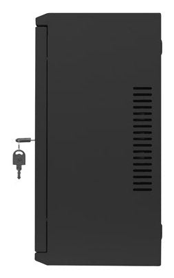 Armario Lanberg Mural Rack 19" 4u+3u/540x200 Bajo Perfil Negro Ensamblado