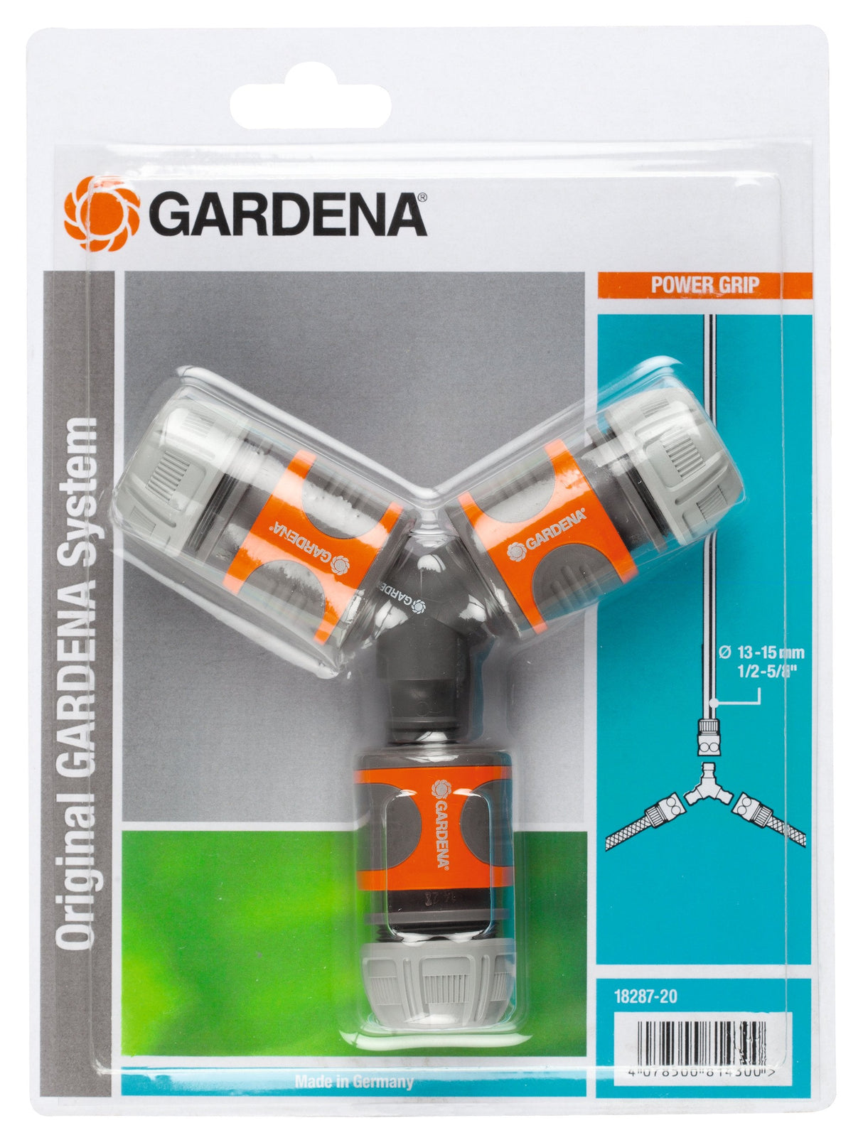EAN 4078500010443 - Gardena 18287-20 accesorio para manguera Acoplamiento de manguera Gris, Naranja 1 pieza(s) imagen 1