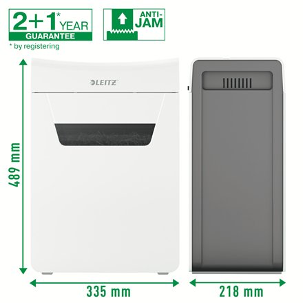 Leitz 80950000 Triturador De Papel Microcorte Gris, Blanco