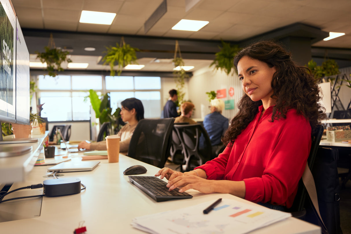 725 Multi-Device Rechargeable Wireless Keyboard And Mouse