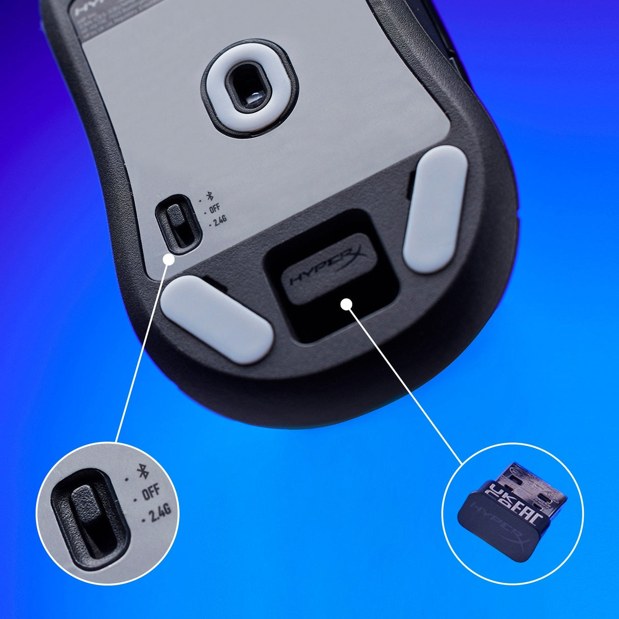 Hp Hyperx Pulsefire Haste 2 Mini: Ratón Gaming Inalámbrico (Negro)