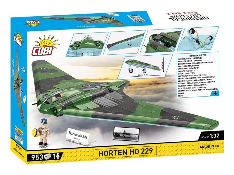 Cobi Horten Ho 229, Juguetes De Construcción Cobi-5757