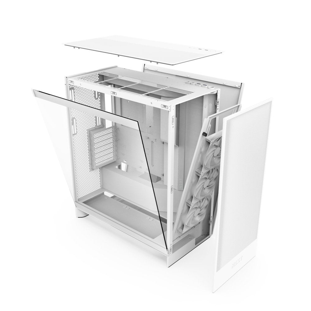 EAN 0810074845564 - NZXT H7 Flow Midi Tower Blanco imagen 5