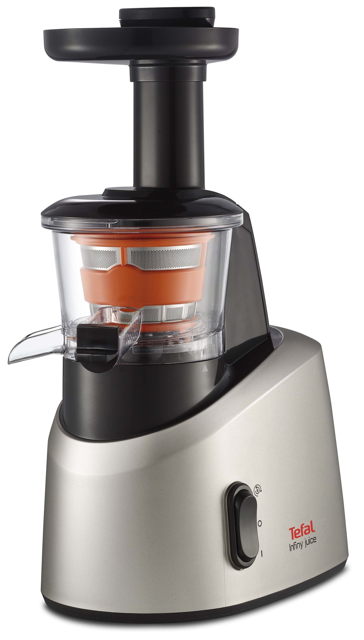 Exprimidor Tefal Infiny Juice Zc255b 200 W Gris, Plata