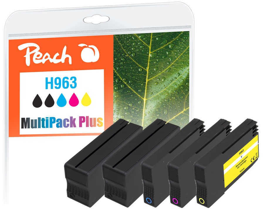 EAN 7640460547238 - Peach PI300-999 cartucho de tinta 5 pieza(s) Compatible Rendimiento estándar Negro, Cian, Magenta, Amaril imagen 1