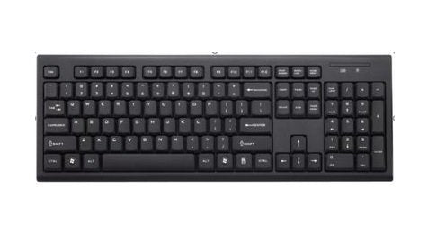 Mediarange Mros111 Teclado Rf Inalámbrico Qwertz Negro