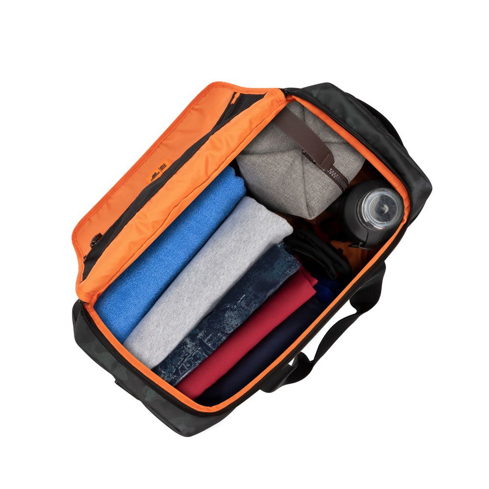 Rivacase Sherwood Bolso De Lona 30 L Poliéster, Poliuretano Camuflaje Gris Camo 7641