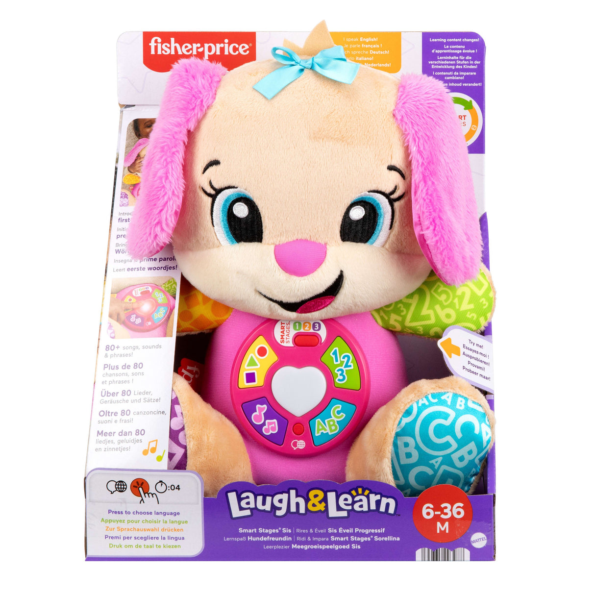 EAN 0194735293988 - Fisher-Price Laugh & Learn JFD31 juguete de peluche imagen 7