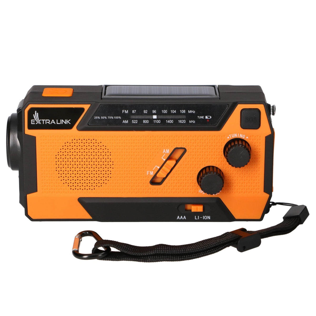 EAN 5904960293746 - Extralink RADIO AWARYJNE SOLARNE Z KORBKA DYNAMO POWERBANK 4000MAH Z LATARKA SOS SR-4000 Portátil Analógi imagen 48