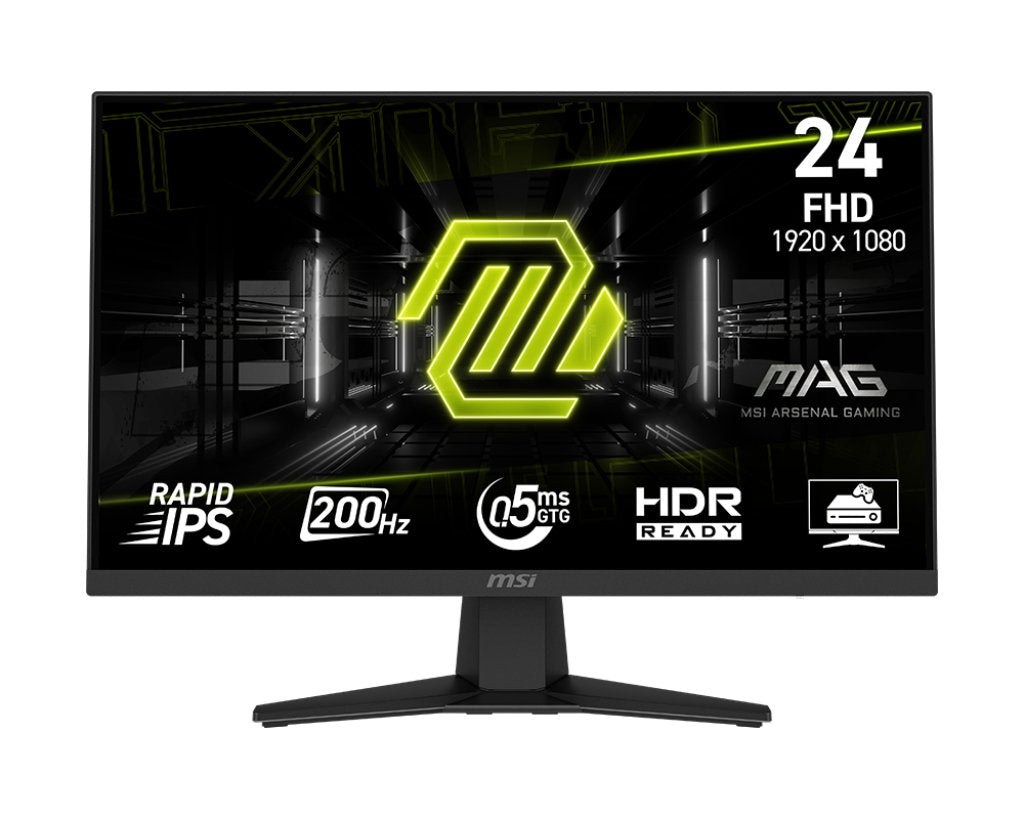 Monitor Msi Mag 244f 23.6" 1920 X 1080 Pixeles Full Hd Lcd Negro