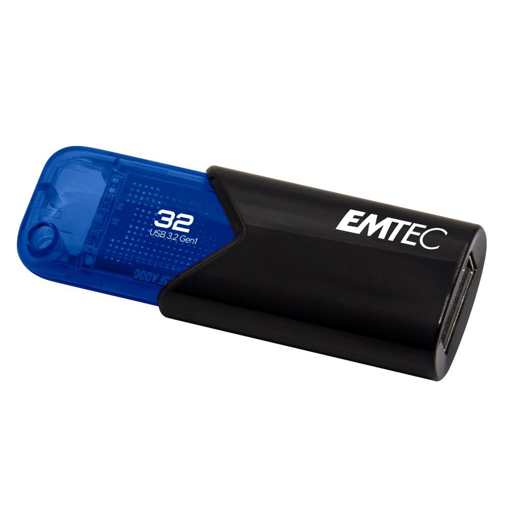 Pendrive Emtec 32 Gb B110 Usb 3.2 Click Easy Blue