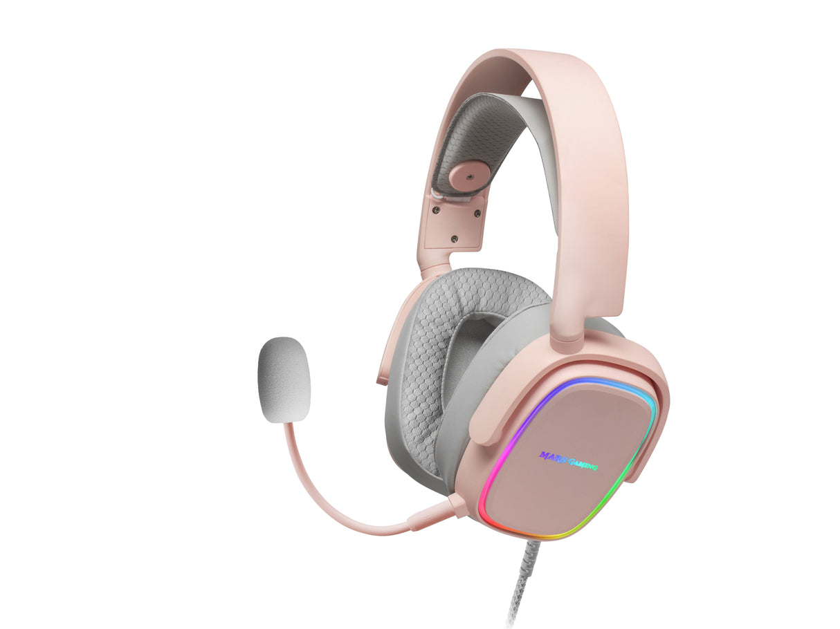 Auricular Gaming Mars Gaming Mhax Pink