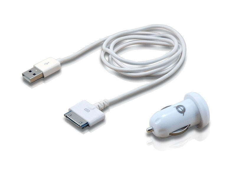 EAN 8714909026048 - Conceptronic CUSBCAR2ASET cargador de dispositivo móvil MP3, MP4, Smartphone, Tableta Blanco Encendedor d imagen 1