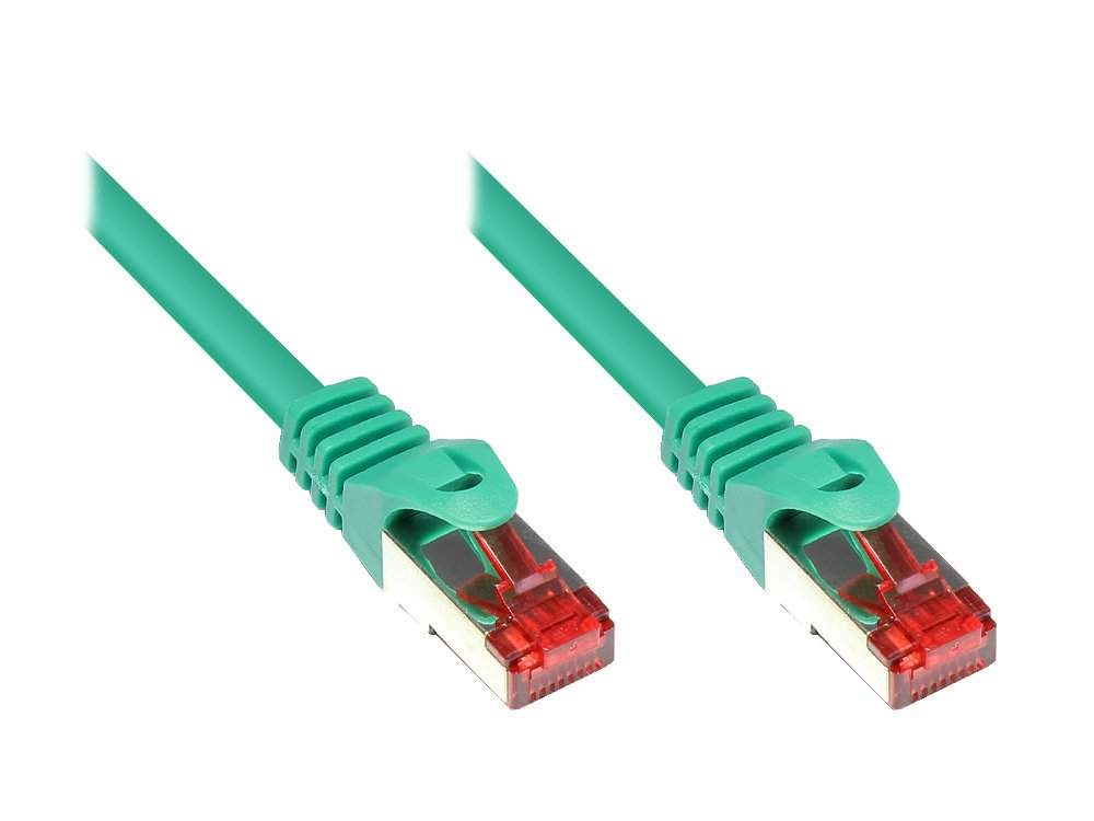 EAN 4014619767861 - Alcasa RJ-45 - RJ-45 M/M 0.15m cable de red Verde 0,15 m Cat6 S/FTP (S-STP) imagen 1