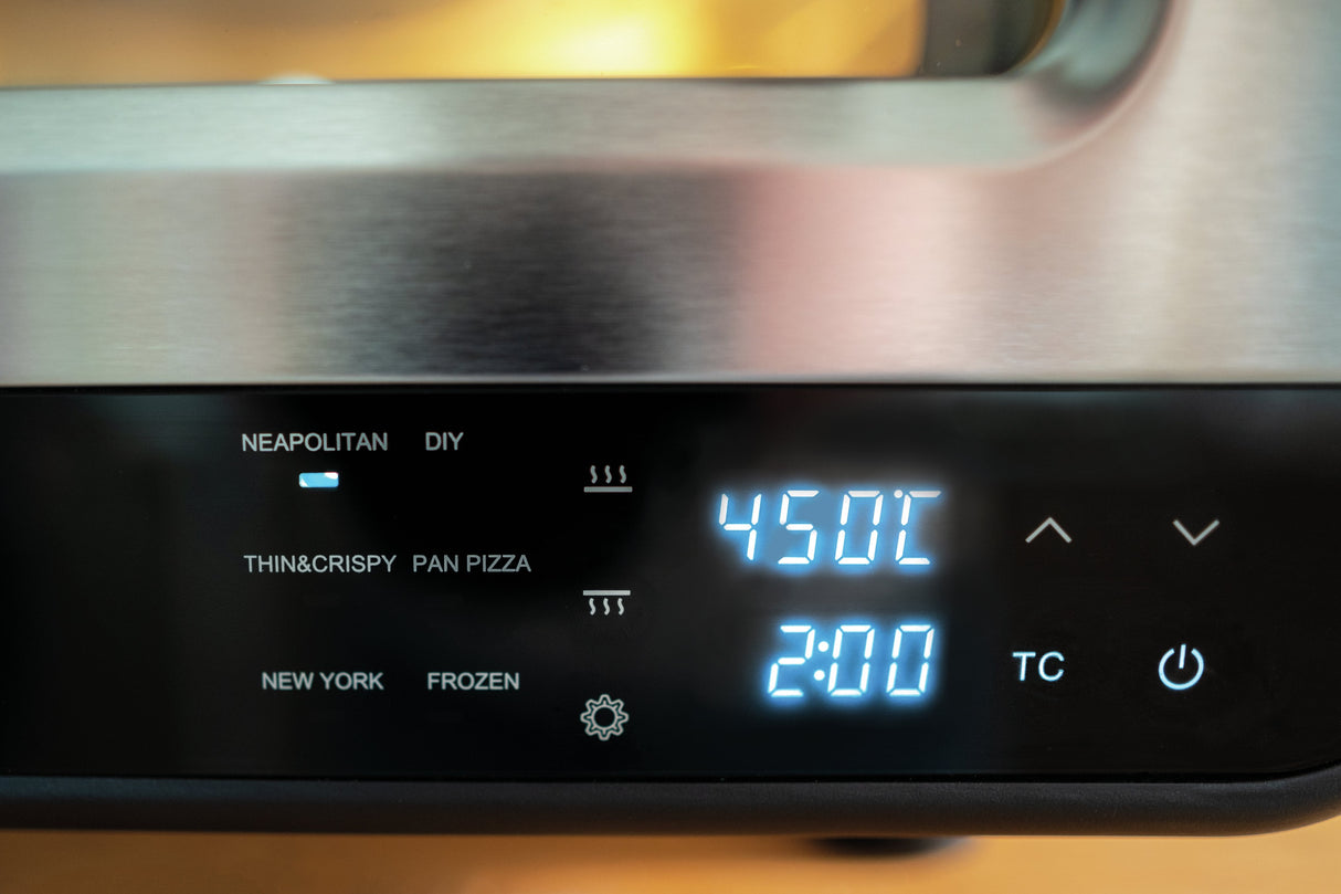 Horno De Pizza Unold Luigi (Acero Inoxidable/Negro, 1700 W, Para Pizzas De Hasta Aprox. Ø 30 Cm) 68816