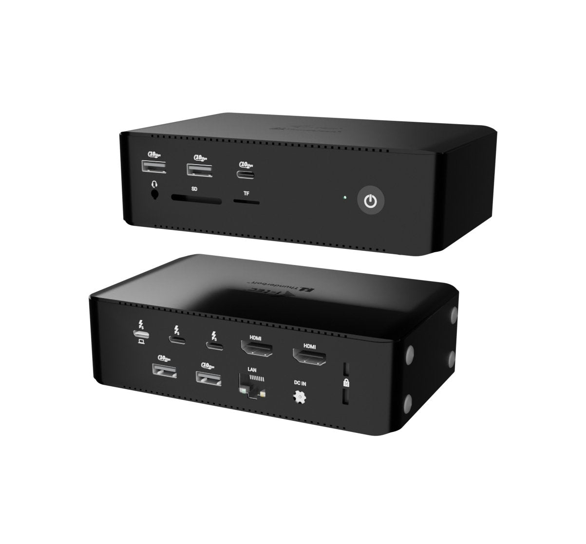 EAN 8595611707308 - i-tec TB5QUATTRODOCKPD base para portátil y replicador de puertos Alámbrico Negro imagen 1