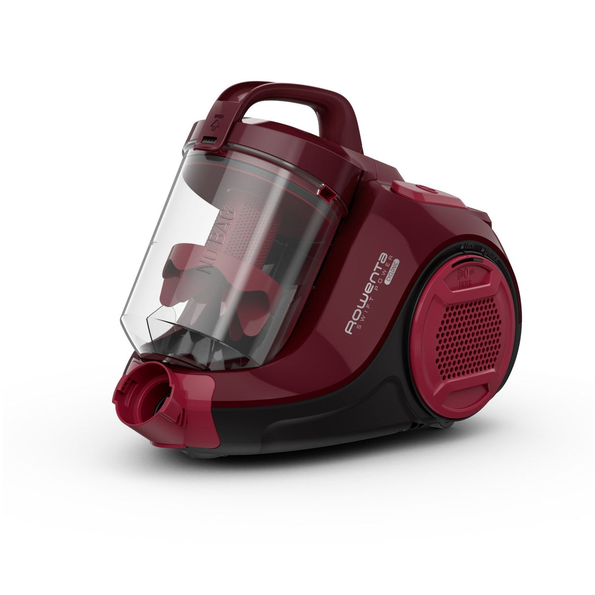 Aspiradora Rowenta Swift Power Cyclonic - Vaccum Cleaner Dark Red