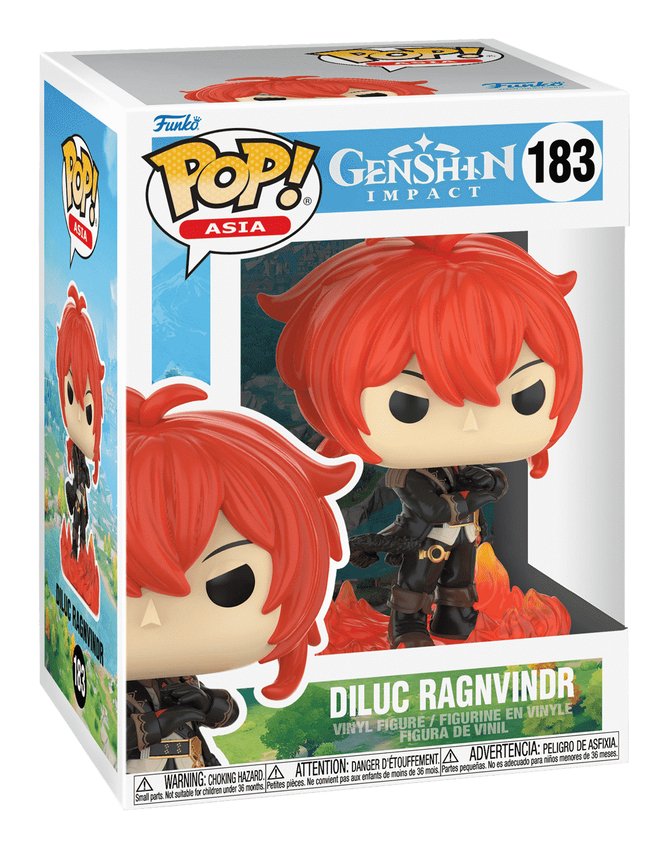 Funko Pop Videojuegos Genshin Impact S2 Diluc Ragnvindr 80895