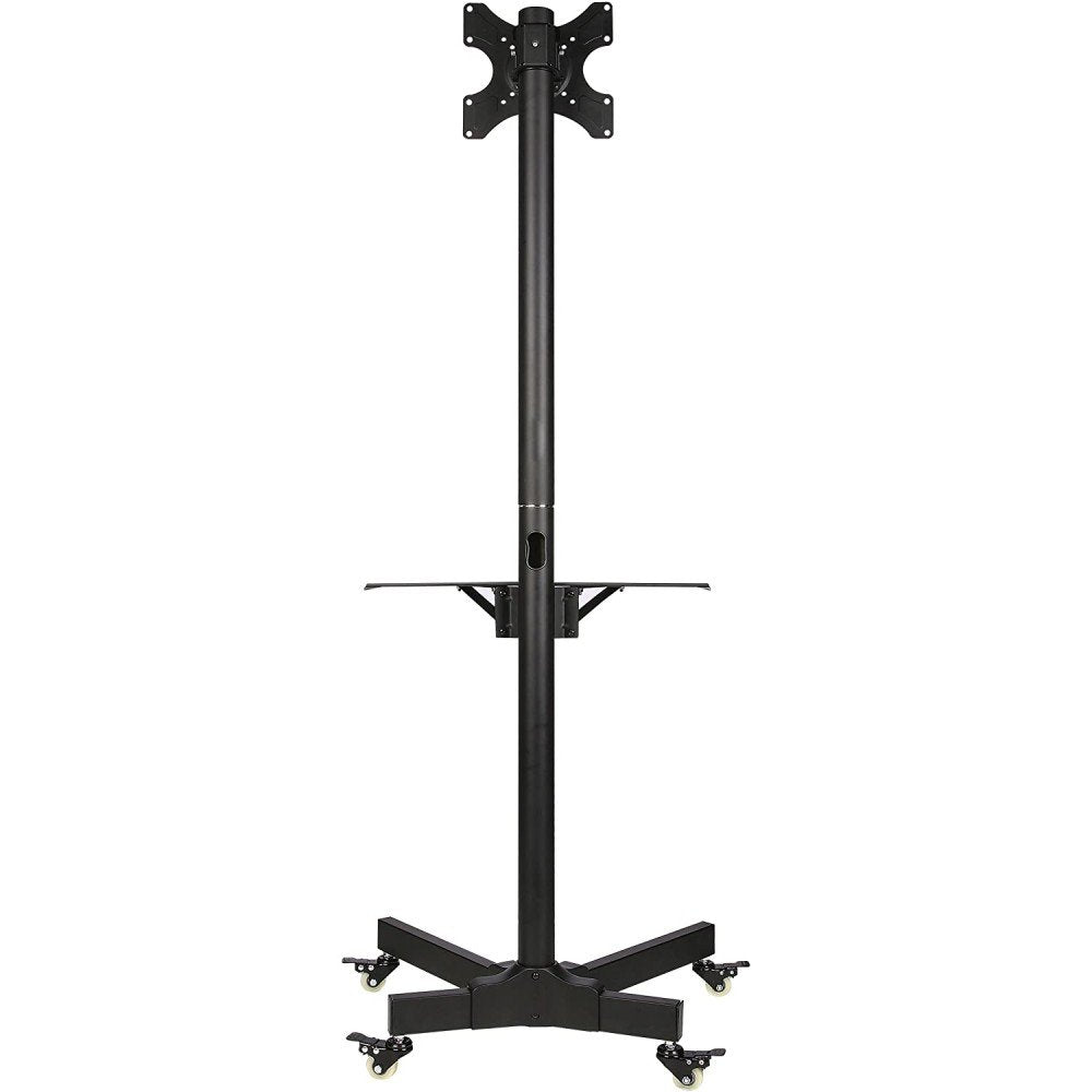 Techly Ica-Tr20 Soporte De Pie Para Pantalla Plana 94 Cm (37") Soporte De Suelo Con Ruedas Para Pantalla Plana Negro