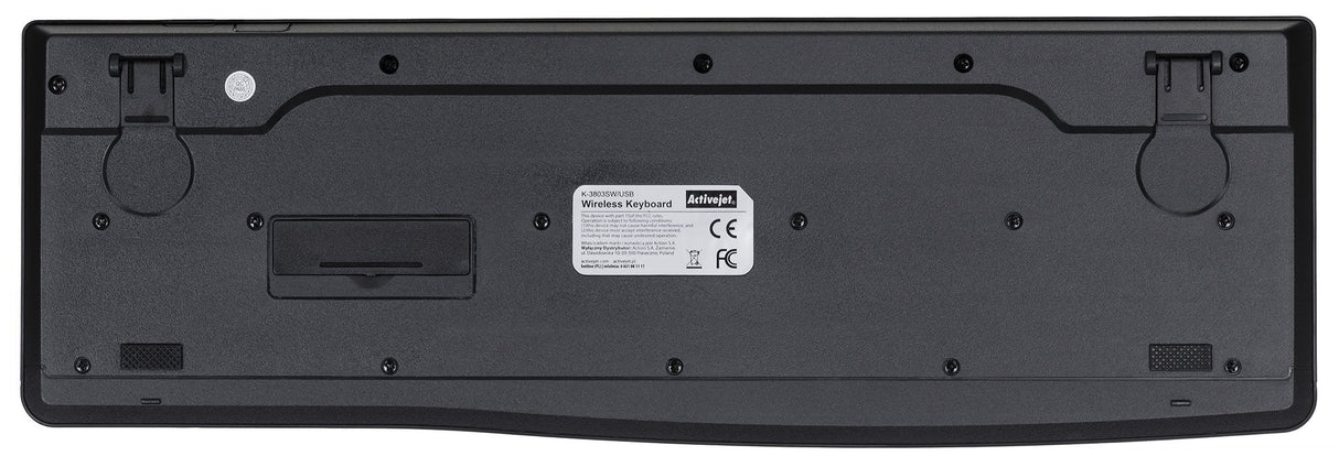 EAN 5901443120100 - Activejet K-3803SW teclado Universal RF inalámbrico QWERTY Internacional de EE.UU. Negro imagen 7