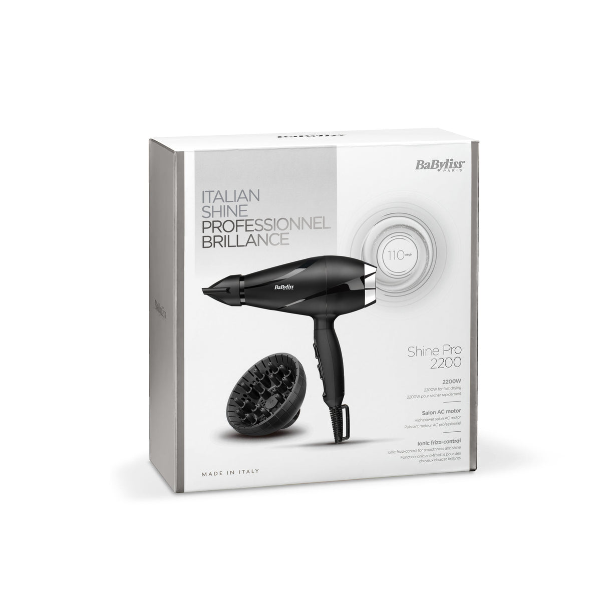 EAN 3030050158076 - BaByliss Shine Pro 2100 secador 2200 W Negro imagen 8