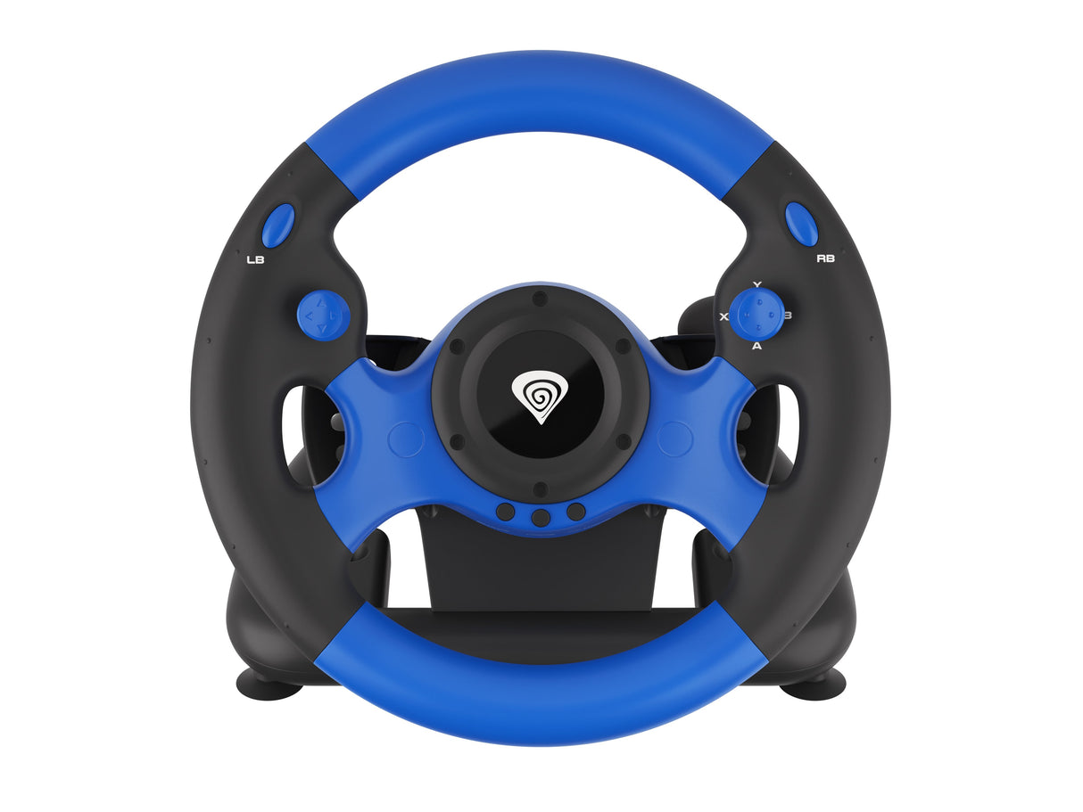 EAN 5901969425376 - GENESIS Seaborg 350 Negro, Azul USB Volante + Pedales Nintendo Switch, PC, PlayStation 4, Playstation 3, imagen 7