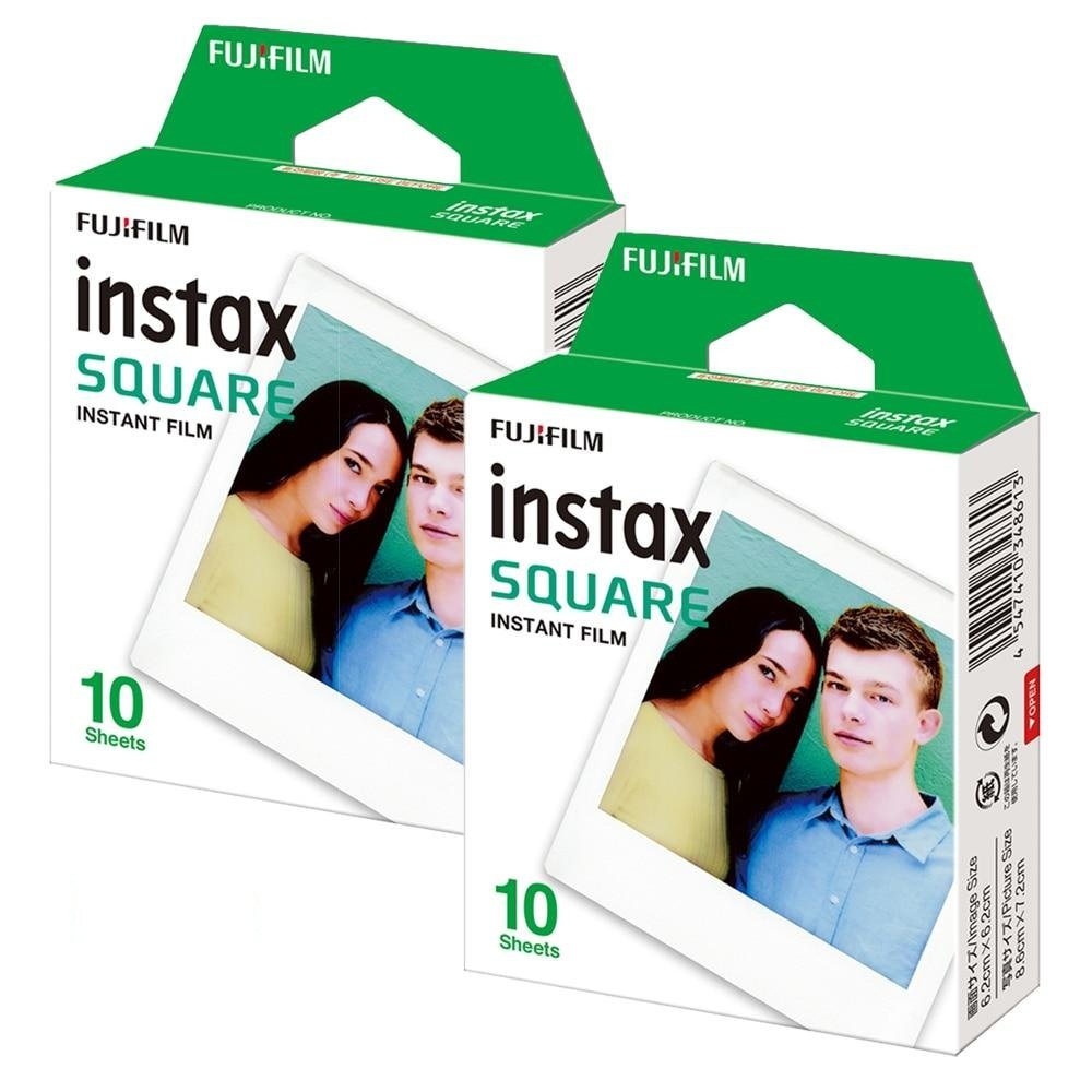 Fujifilm Instax Square Instant Film (20) Papel Fotografía Instantánea Impresora Instax Share Sq