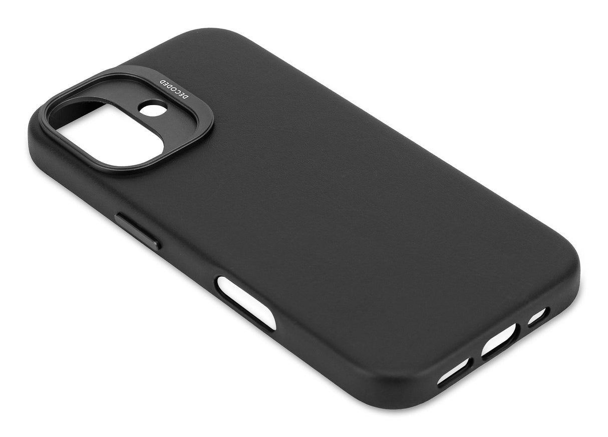 Decoded Leather Backcover Iphone 16 Black