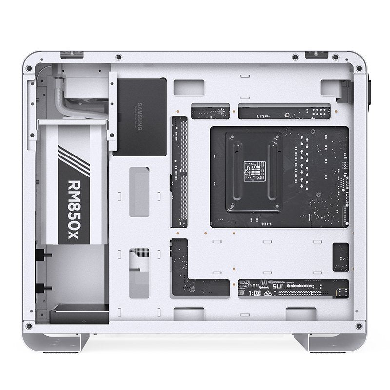 Jonsbo U4 Mini Micro-Atx-Carcasa, Tempered Glass - Blanco