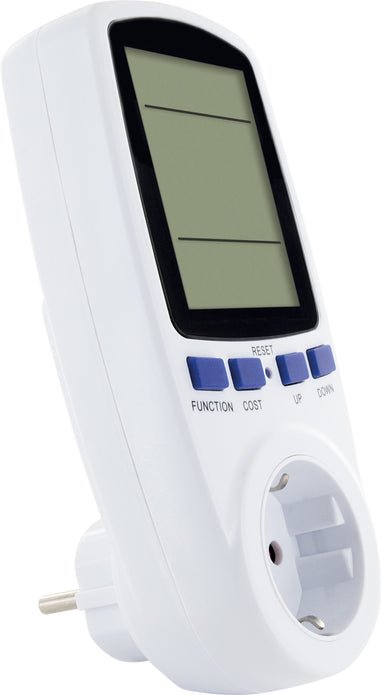 Schwaiger Soem0100 Medidor De Coste Energético Con Display, Blanco