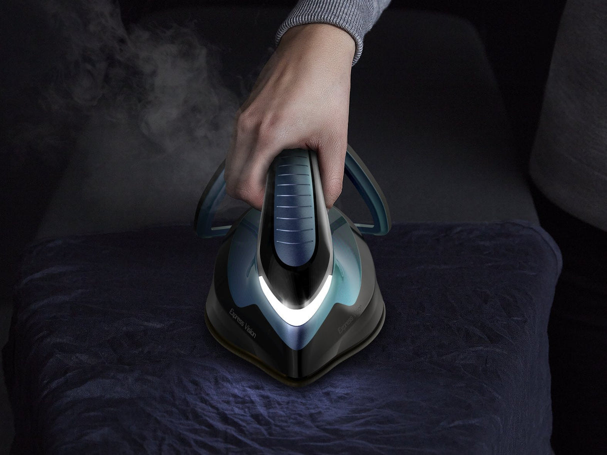 EAN 3121040086414 - Tefal Express Vision SV8151 2800 W 1,8 L Durilium AirGlide Autoclean soleplate Azul, Negro imagen 10