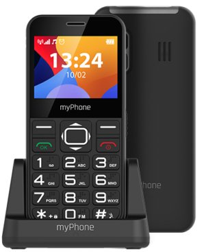 Myphone Halo 3 5,87 Cm (2.31") 86 G Negro Teléfono Para Personas Mayores