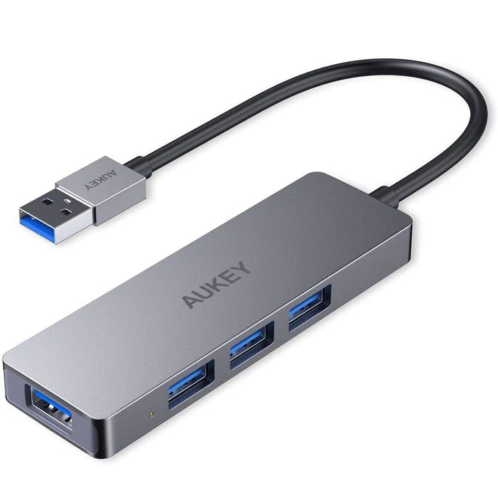 Aukey Cb-H36 Aluminium Hub Usb-A Ultra Slim 4in1 4xusb 3.0 5gbps