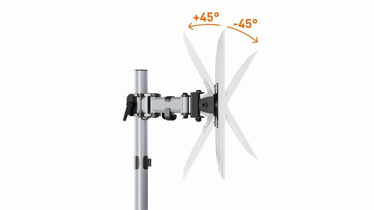 Durable 509523 Soporte Para Monitor 68,6 Cm (27") Plata Pared