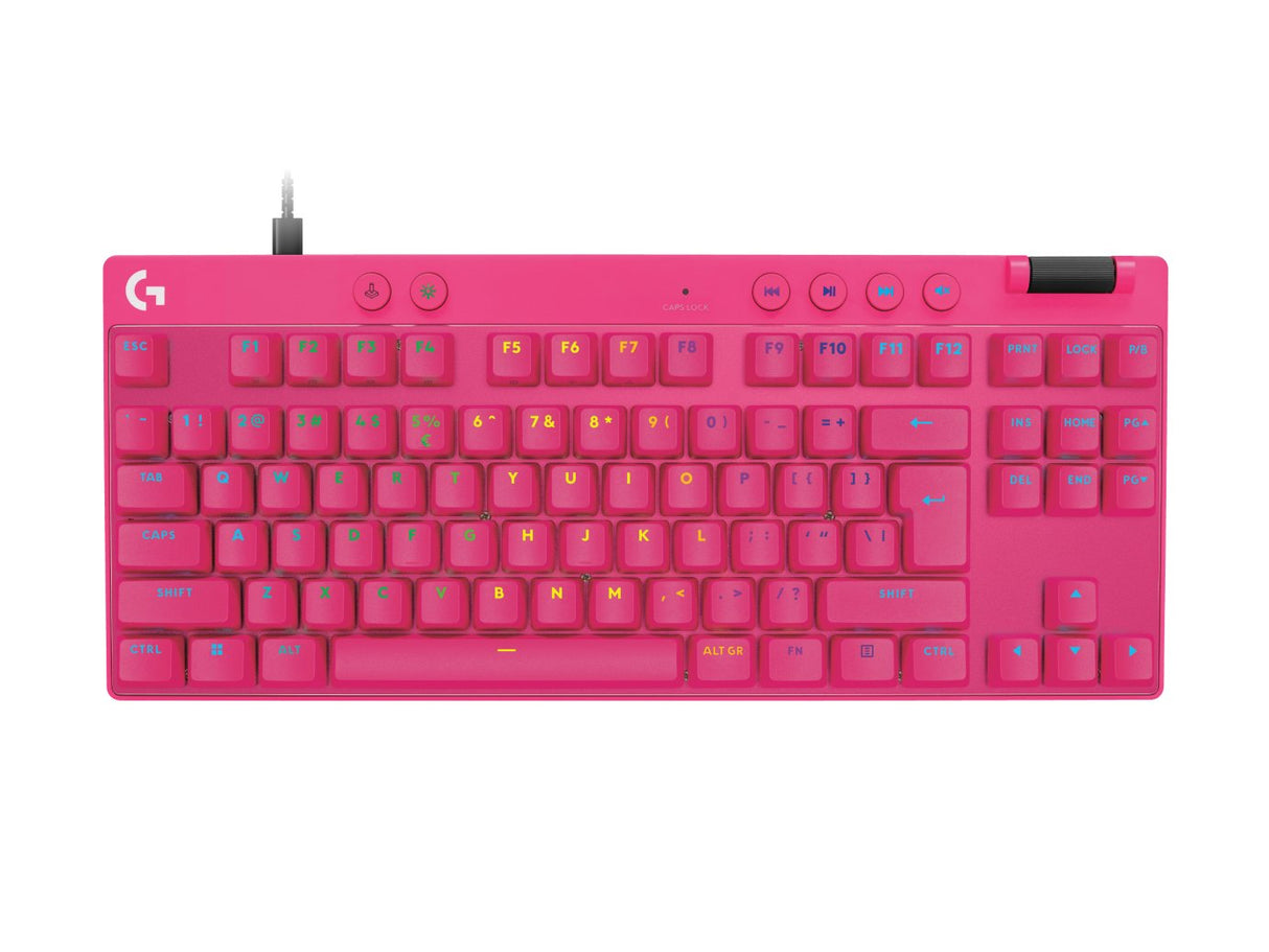 EAN 5099206126527 - Logitech G PRO X TKL Rapid teclado Juego USB QWERTY Internacional de EE.UU. Rosa imagen 1