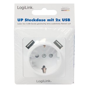 EAN 4052792047691 - LogiLink PA0162 toma de corriente 2 x USB + CEE 7/3 Blanco imagen 7