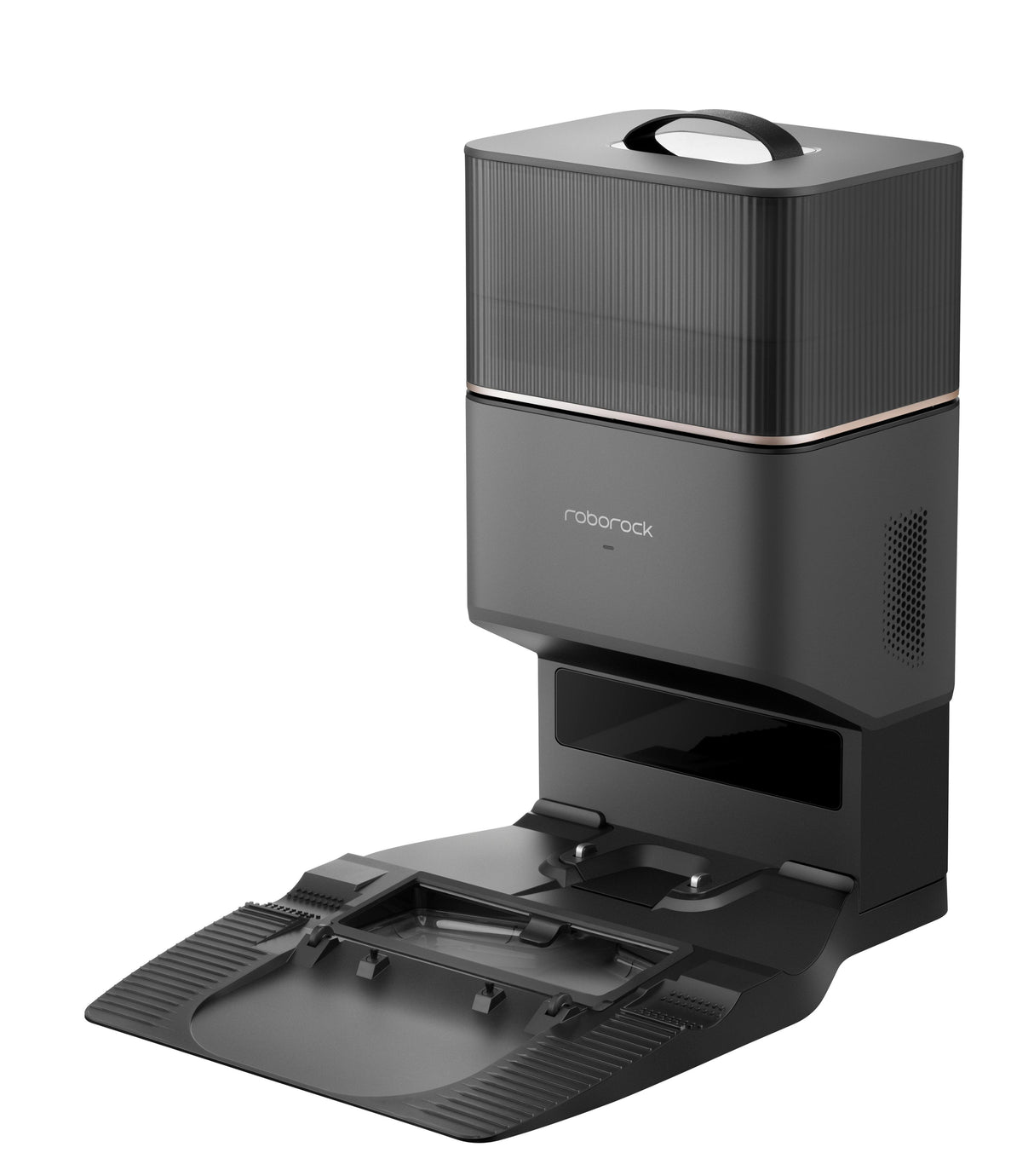 Aspirador Robot Roborock Q5 Pro Plus Negro + Base De Autovaciado