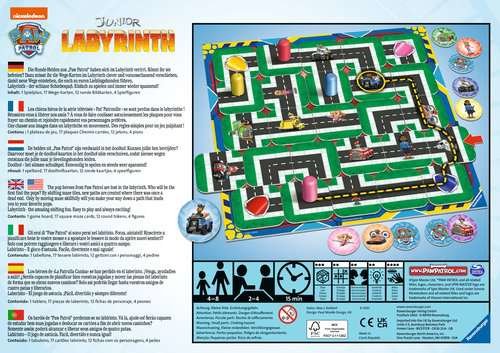 Paw Patrol Junior Labyrinth, Brettspiel