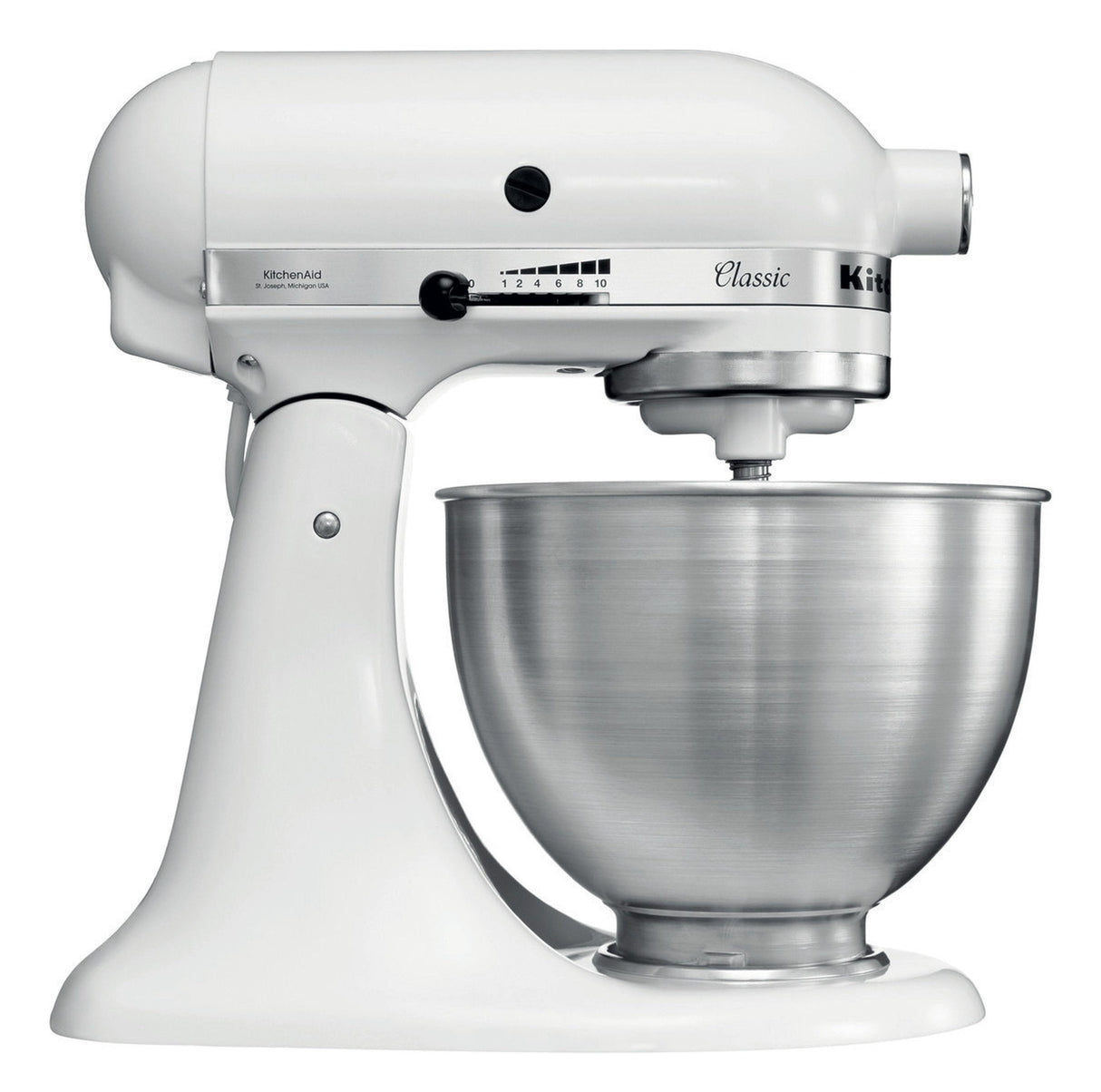 Kitchenaid 5k45ss Ewh Robot Classic Amasadora 4.28 L Blanco