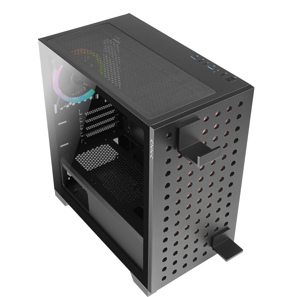 Caja Pc Azza Matx Elise 140 Tempered Glass Argb 2xusb3.0