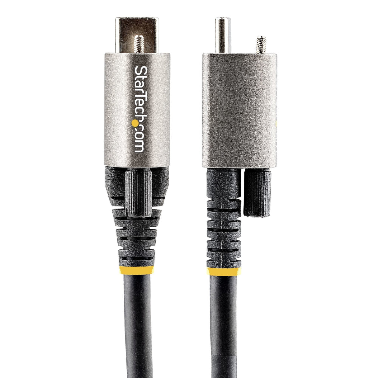 Startech.Com Cable De 50cm Usb-C Con Tornillo Superior De Fijación 10gbps Cable Tipo C Usb 3.1/3.2 Gen 2 Con Carga Por Entrega De Alimentación Pd De 100w (5a) Modo Alt De Dp (Usb31cctlkv50cm) Cable Usb Usb-C (M) Recto/Bloqueo A Usb-C (M) Re