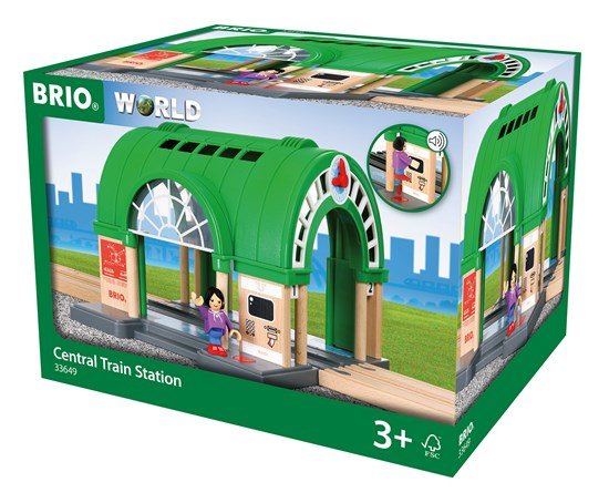 Brio World New Central Station Con Máquina Expendedora De Billetes 33649