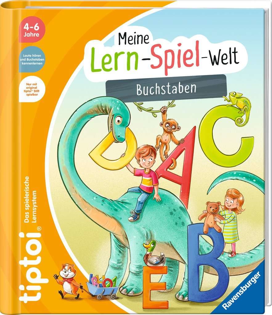 Ravensburger Tiptoi Mi Mundo De Juegos De Aprendizaje: Letras, Libro De Aprendizaje