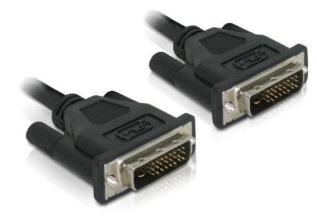 Delock Dvi 24+1 Cable 0.5m Macho Male